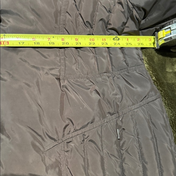 Larry Levine nylon down filled brown coat size 2X - Picture 12 of 12